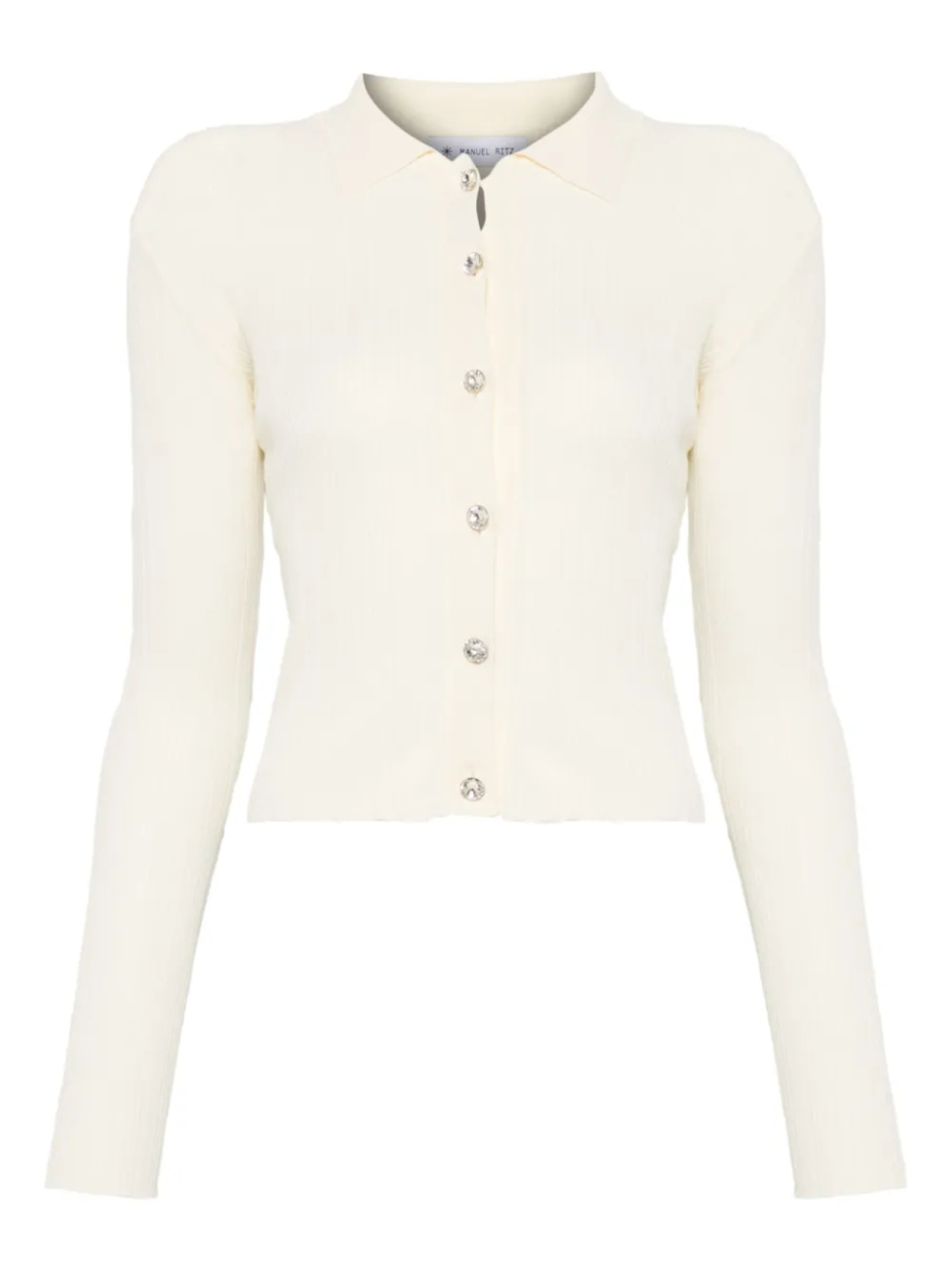 

Рубашка Manuel Ritz ribbed top, нейтральный