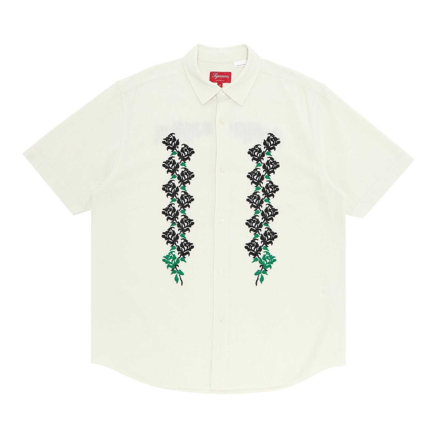

Рубашка с короткими рукавами Supreme Needlepoint, цвет Белый
