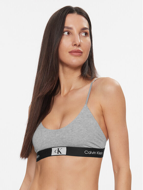 

Верхний бюстгальтер Calvin Klein, серый