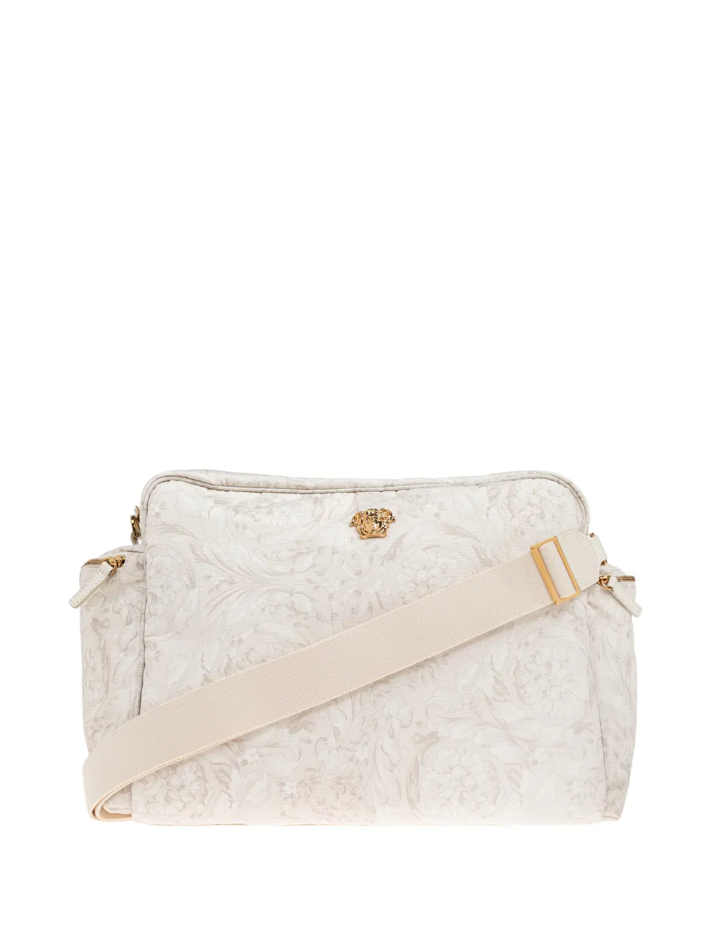 

Сумка для смены подгузников с принтом Versace Kids, бежевый