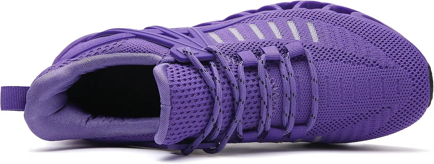 Мужские беговые кроссовки TSIODFO для спортивной ходьбы, 1922 Purple — фото 4