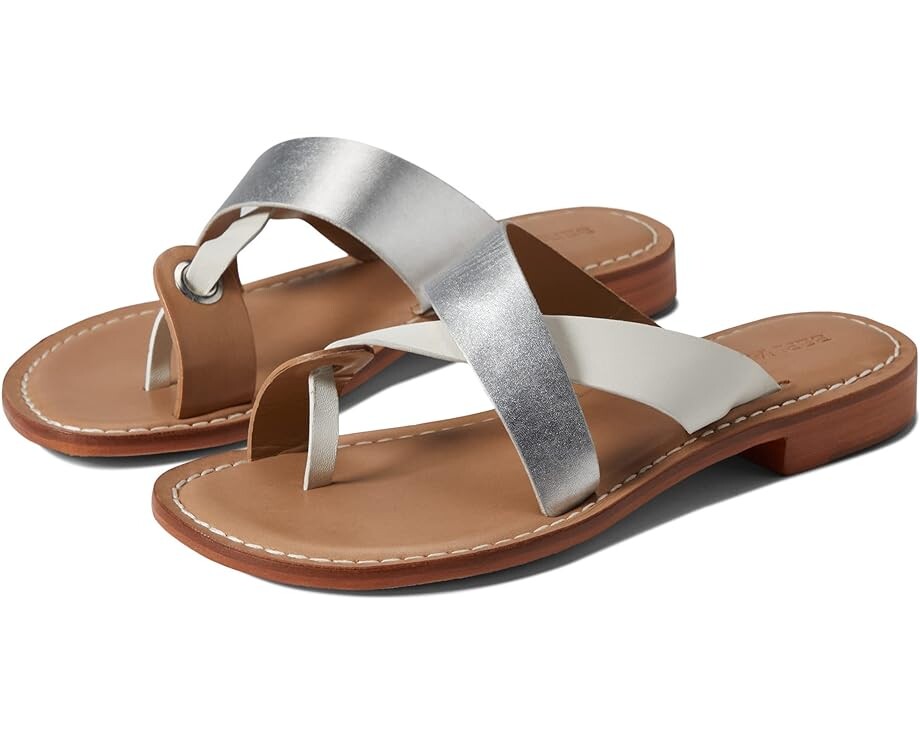 

Сандалии Bernardo Tia, цвет White/Silver/Sand Antique Calf