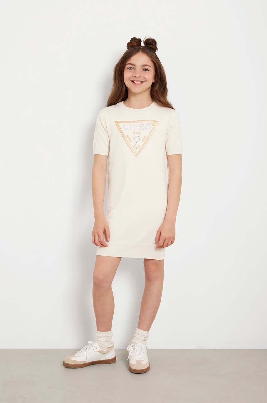 

Guess платье для маленькой девочки, бежевый