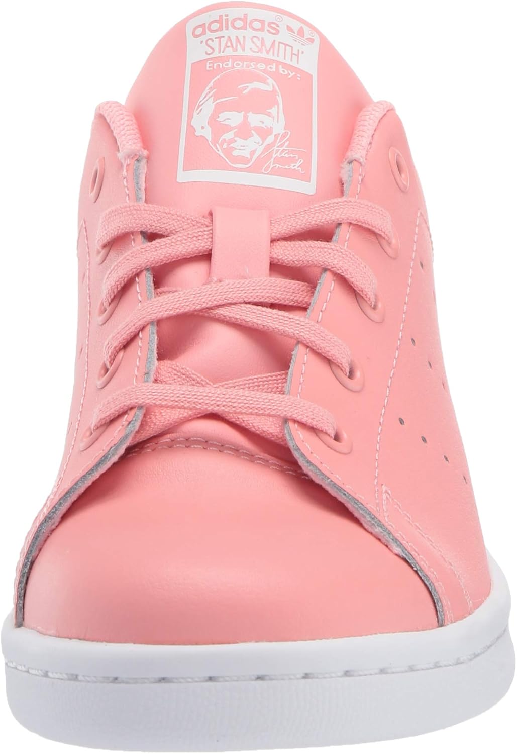 Детские кроссовки adidas Originals Stan Smith, белый/розовый — фото 2