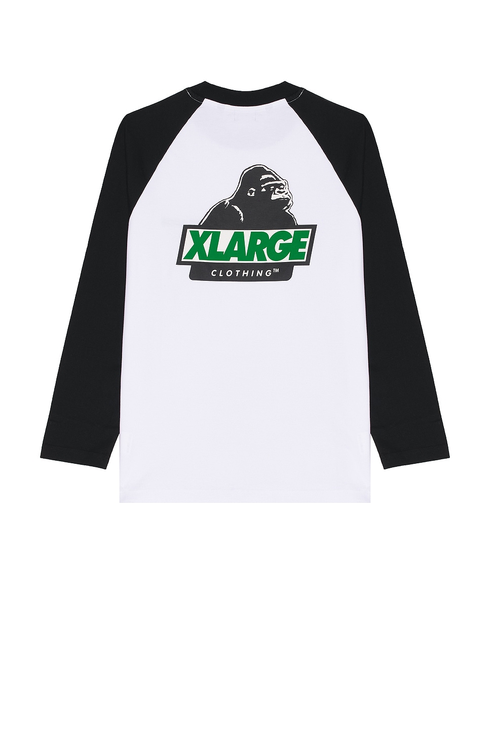 

Футболка с длинными рукавами с наклоном и реглан Xlarge, черный