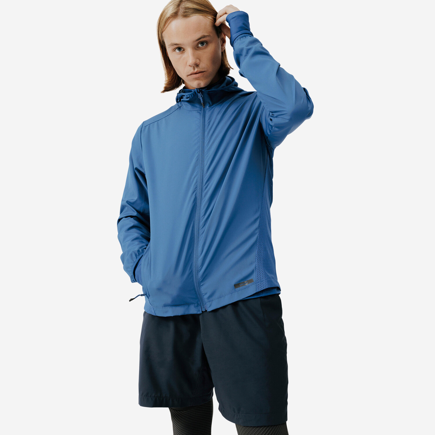 

МУЖСКАЯ ВЕТРОЗАЩИТНАЯ КУРТКА ДЛЯ БЕГА KALENJI RUN WIND - СИНЯЯ Kalenji