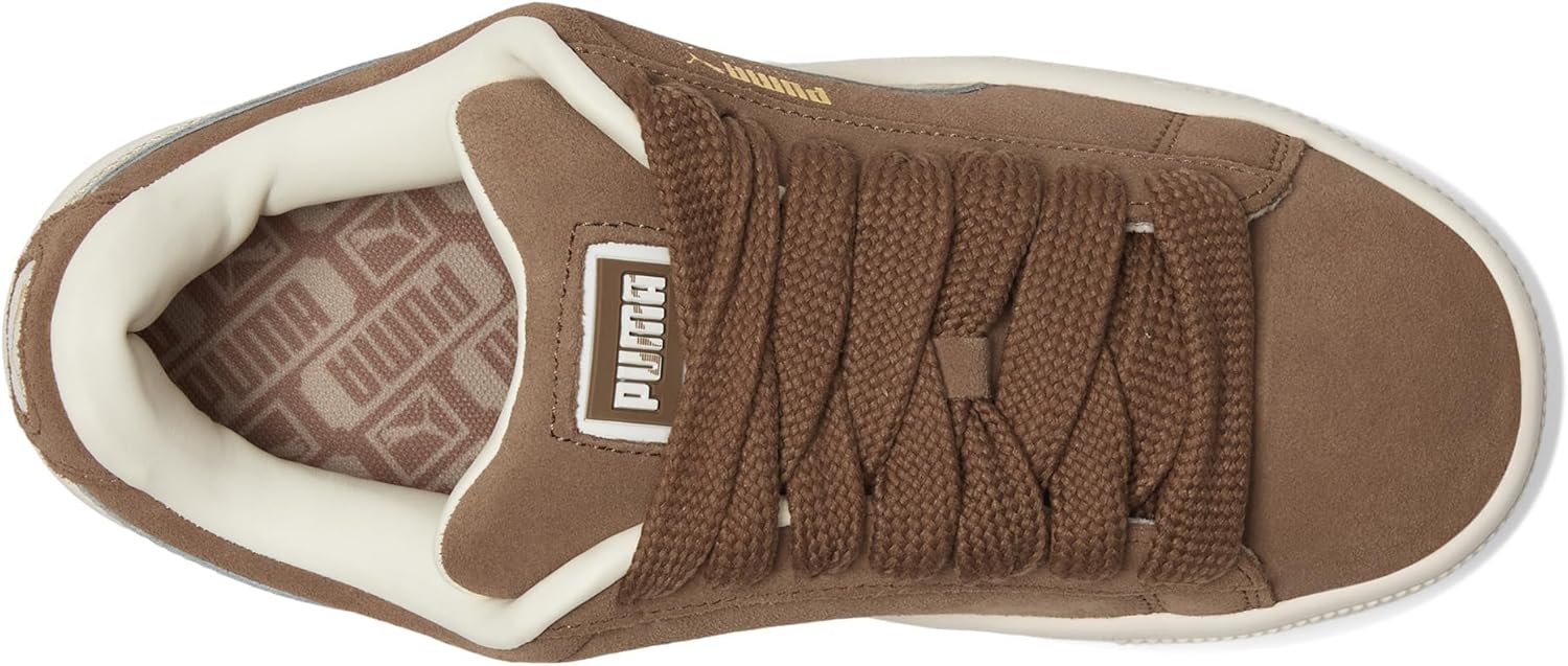 Детские кроссовки Puma Unisex-Child Suede XL (для детей постарше), Haute Coffee/Desert Dust — фото 2