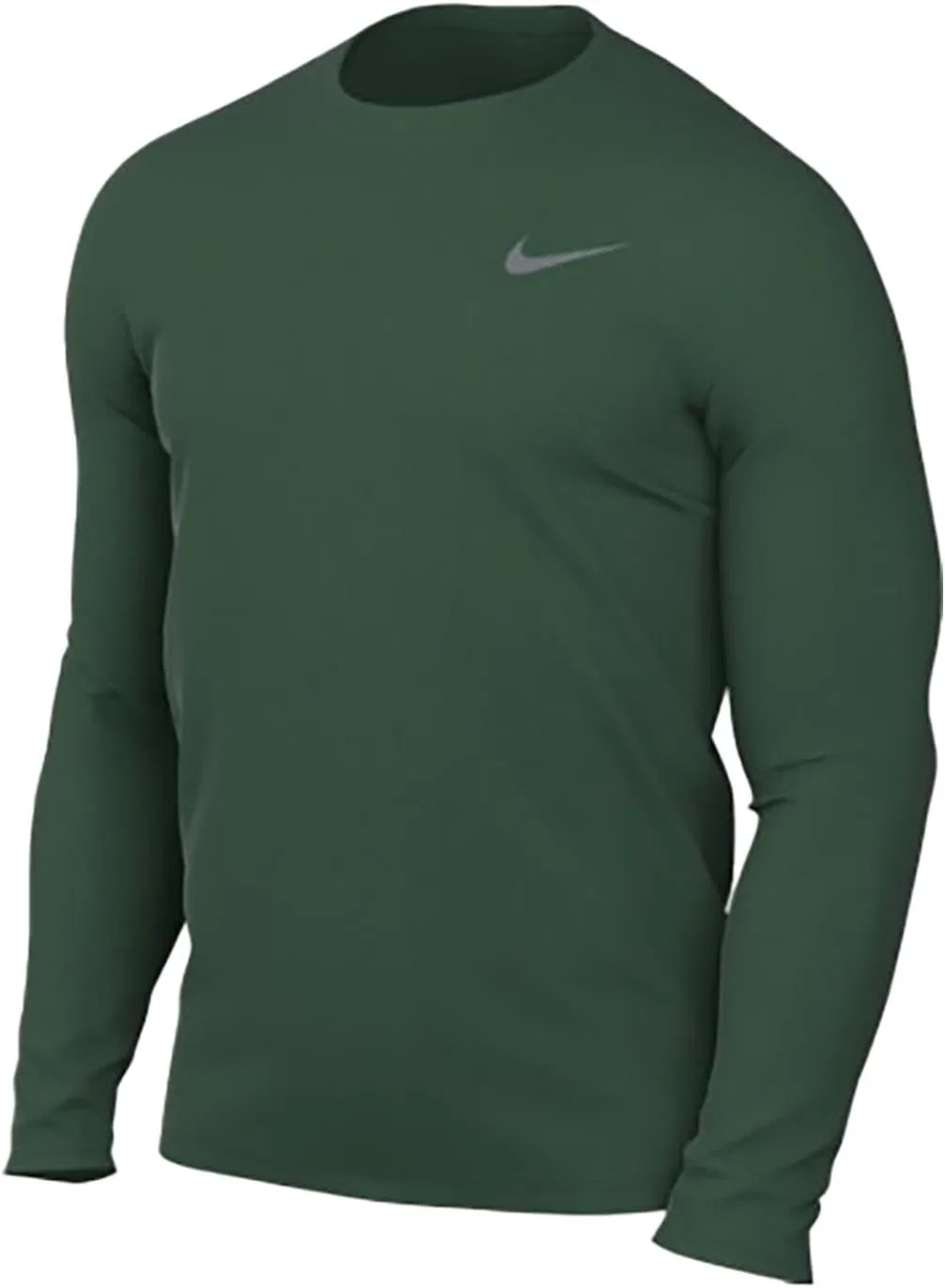 Мужская футболка с длинным рукавом Nike, цвет Gorge Green