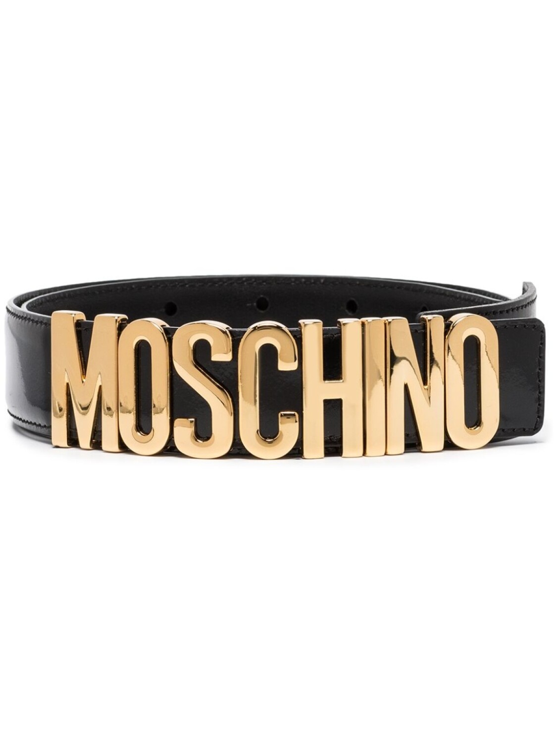 

Moschino ремень с логотипом, черный