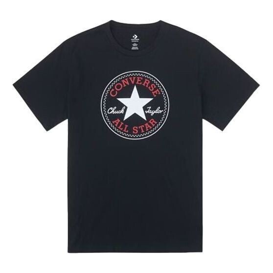 

Футболка go-to all star patch standard fit t-shirt 'black' Converse, черный