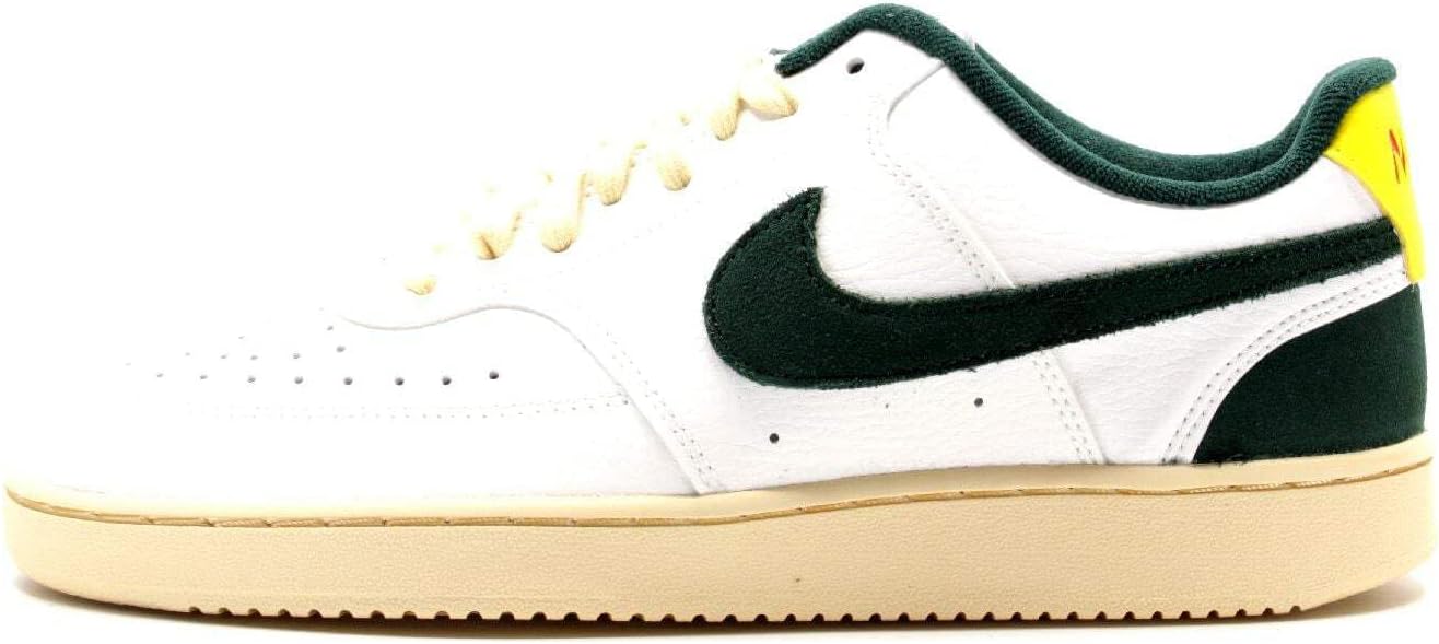 

Кроссовки Nike Court Vision Lo Low для мужчин, Sail Pro Green Picante Red Opti Yellow
