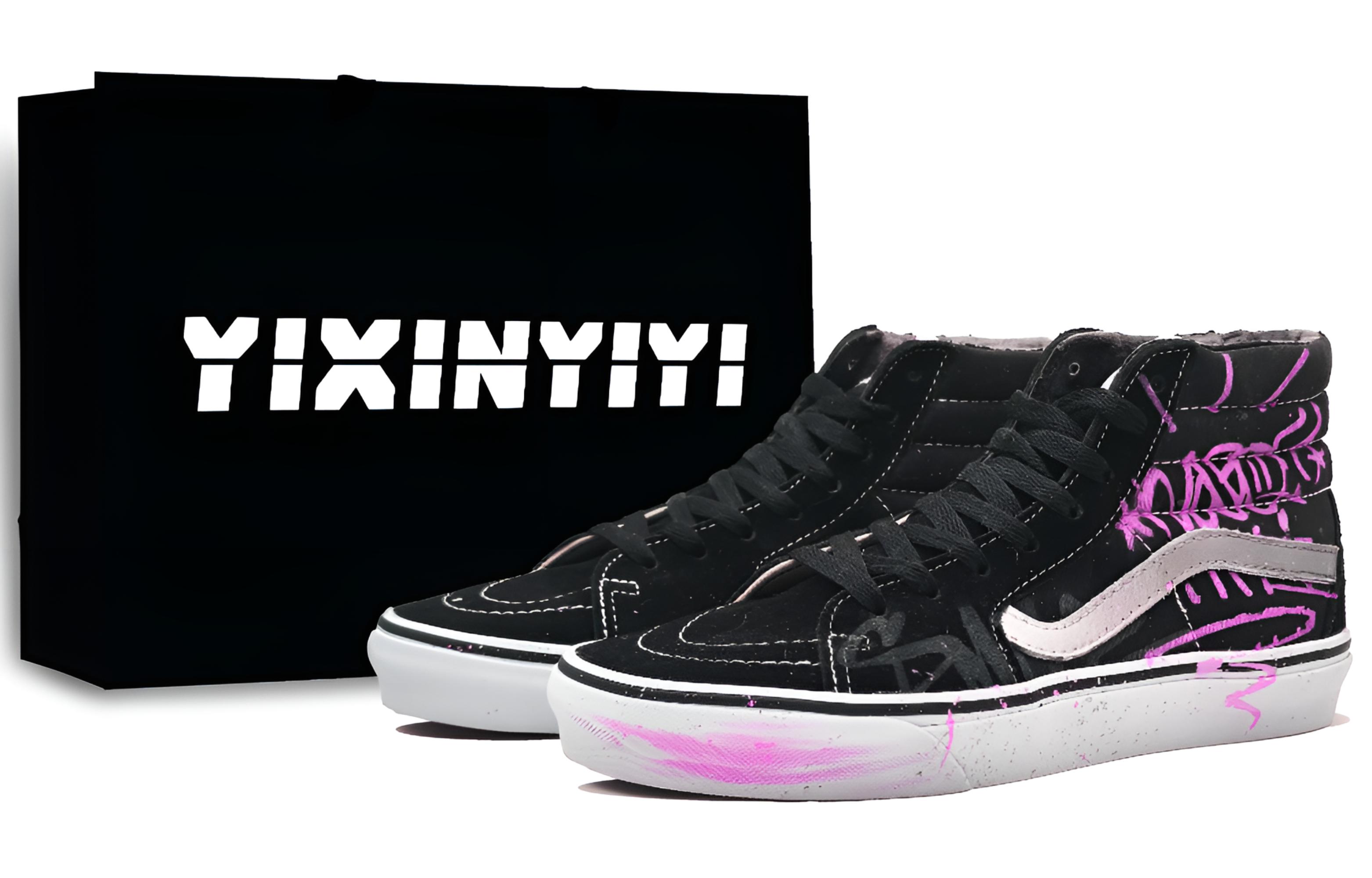 

SK8 High top Кроссовки для скейтбординга Unisex Вино Пурпур Vans, wine фиолетовый (shopping bag)