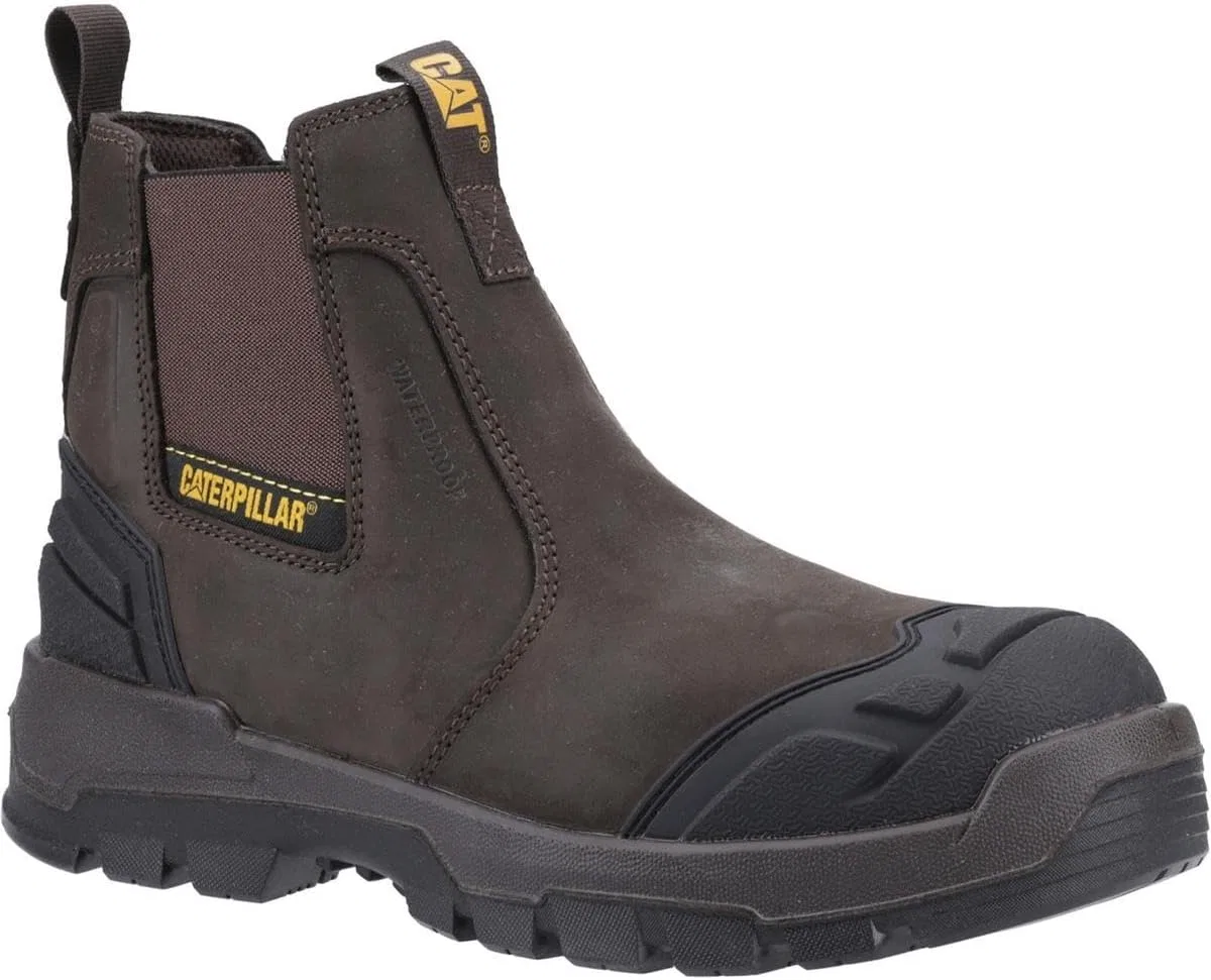 Мужские защитные ботинки Caterpillar Striver XL со стальным носком, Brown Yellow