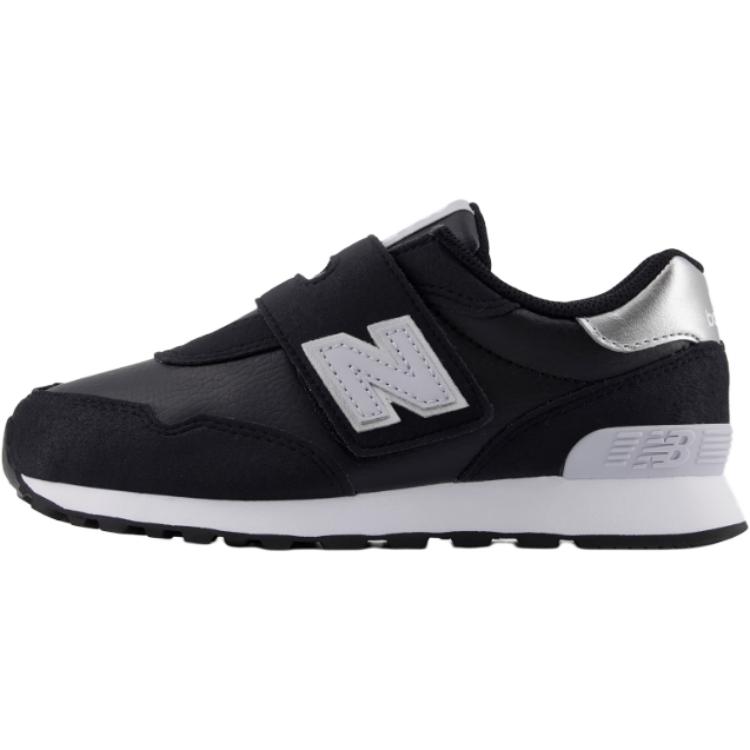 

NB 515 Антиударные и износостойкие низкие повседневные детские кроссовки Black для детей 3-7 лет New Balance