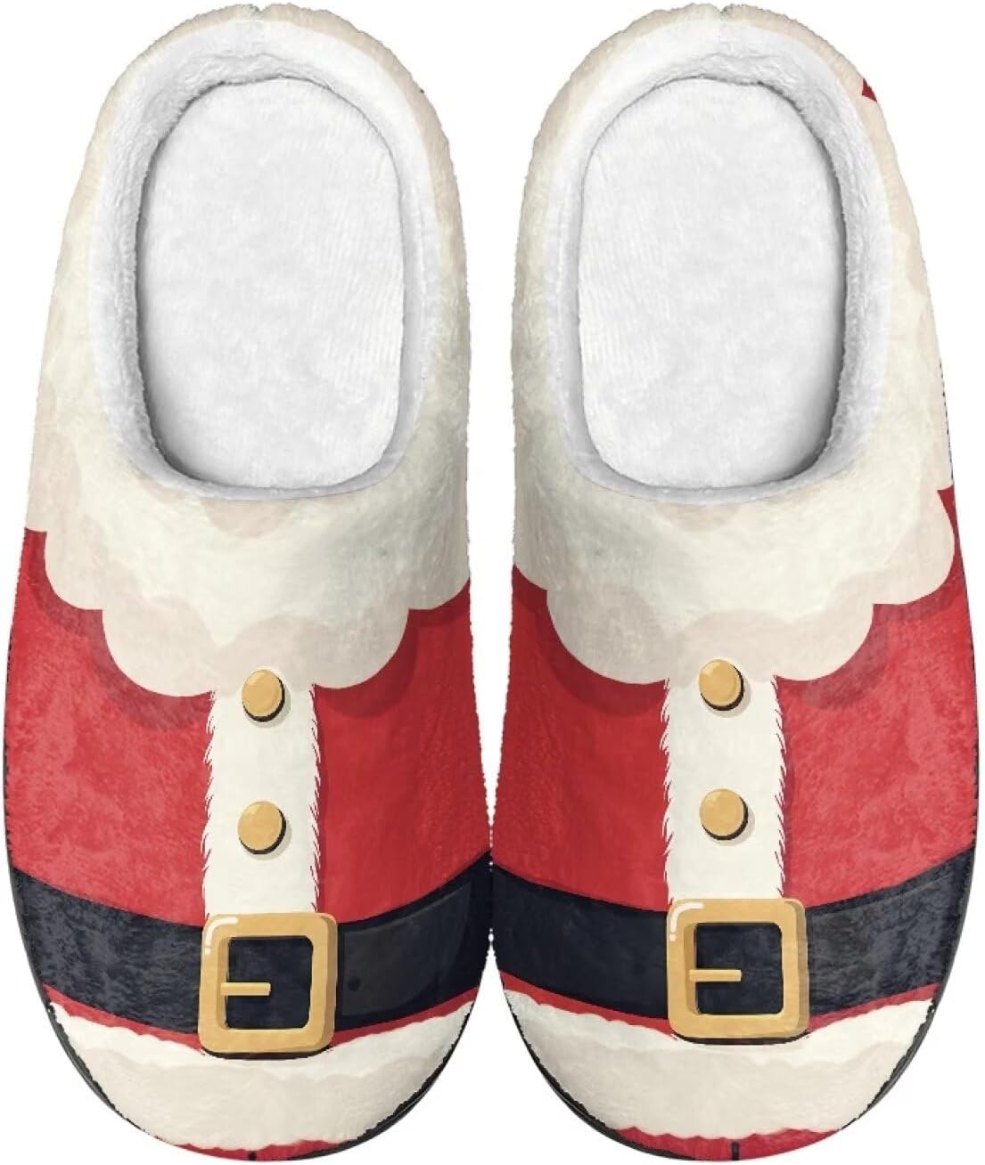 

Рождественские тапочки для женщин и мужчин, зимние мягкие домашние тапочки с нескользящей подошвой, мягкие плюшевые тапочки на выход, унисекс Srengjodk, Chic Christmas Snowman Print