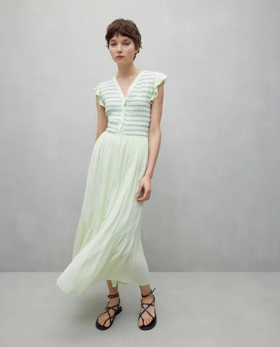 

Платье миди с короткими рукавами Easy Wear, цвет 586 Lima