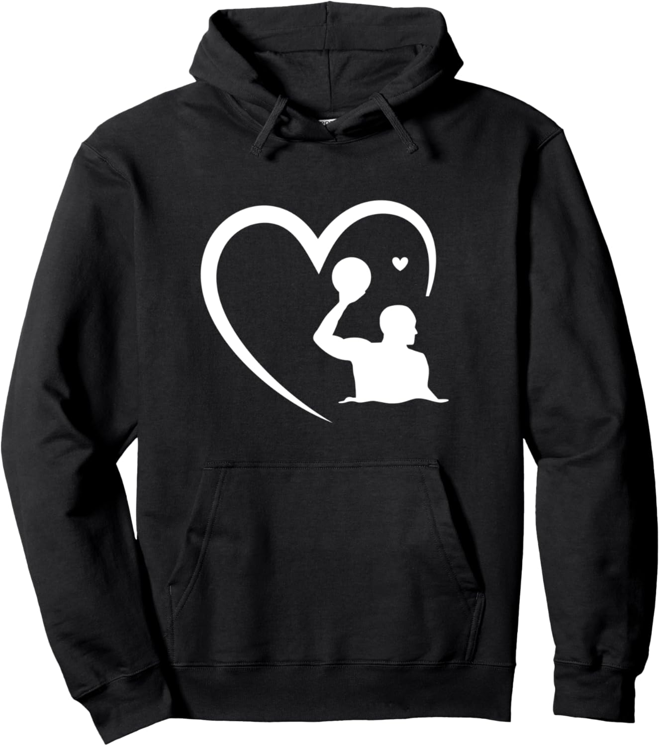 

Любители водного поло, игра в водное поло, худи с надписью Водное поло Waterpolo Game Water Polo Player, черный