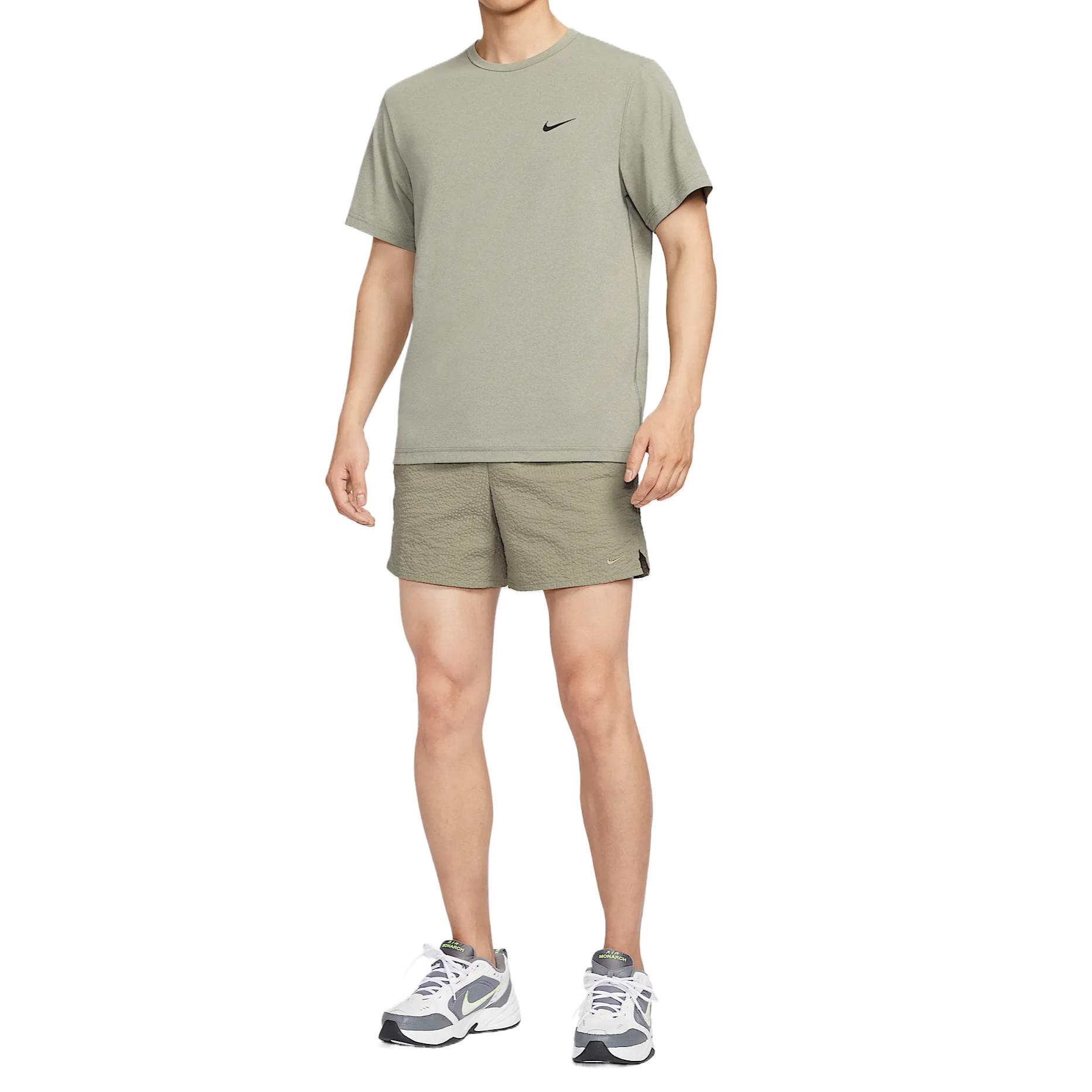 Nike Бесподобные мужские шорты Casual Dri Fit цвет Light Army Green — фото 3