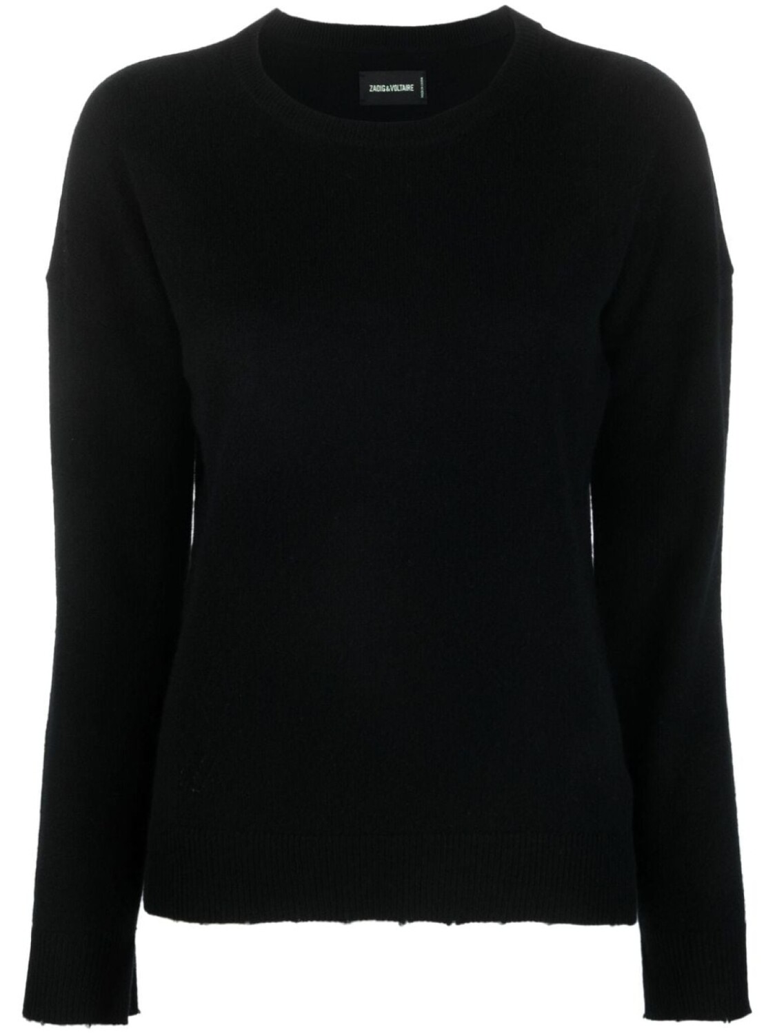 

Zadig&Voltaire кашемировый джемпер Cici с нашивкой, черный