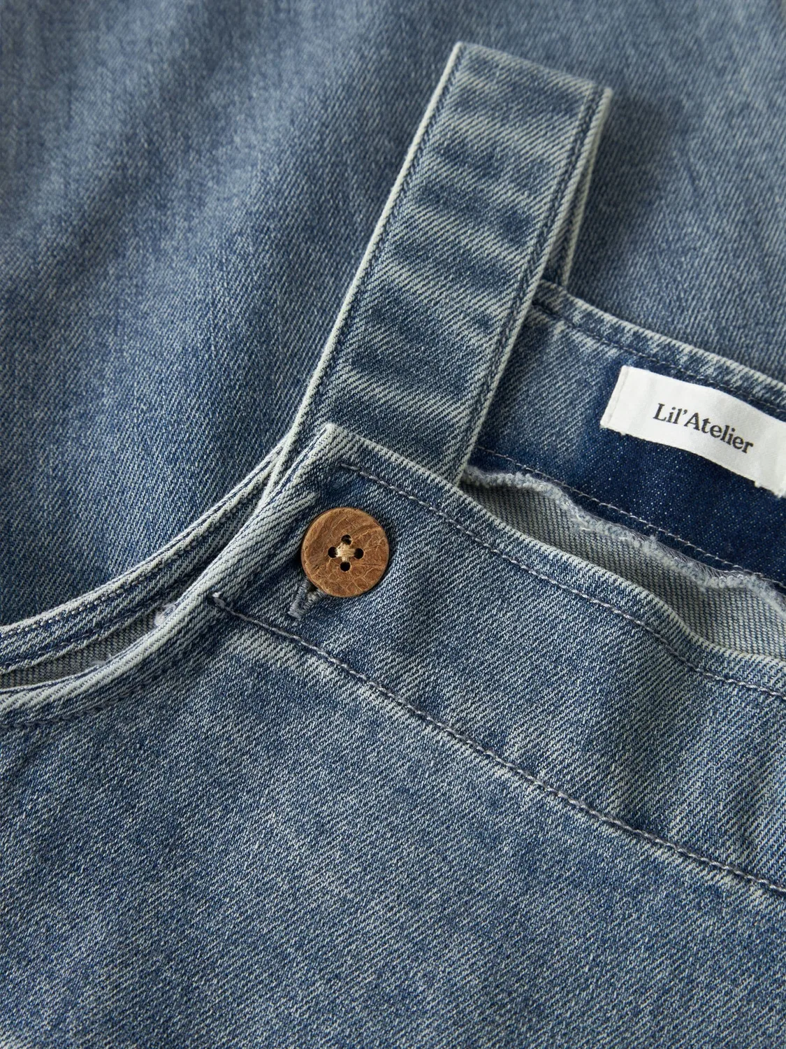 Комбинезон джинсовый, Loose Fit, Name it, medium blue denim — фото 4