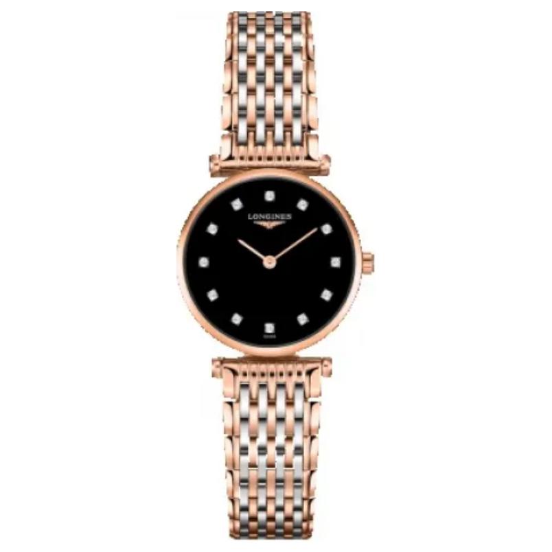

Женские часы из коллекции Jialan Longines, черный dial, Позолоченный, Женские часы из коллекции Jialan Longines, черный dial