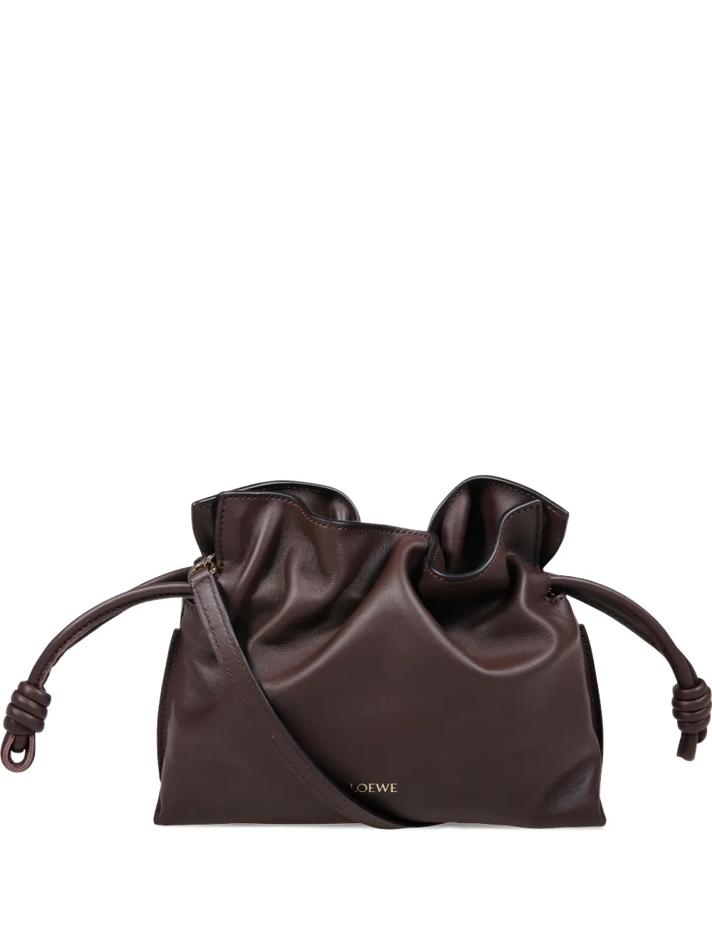 

Мини-сумка-клатч Flamenco из кожи LOEWE, фиолетовый