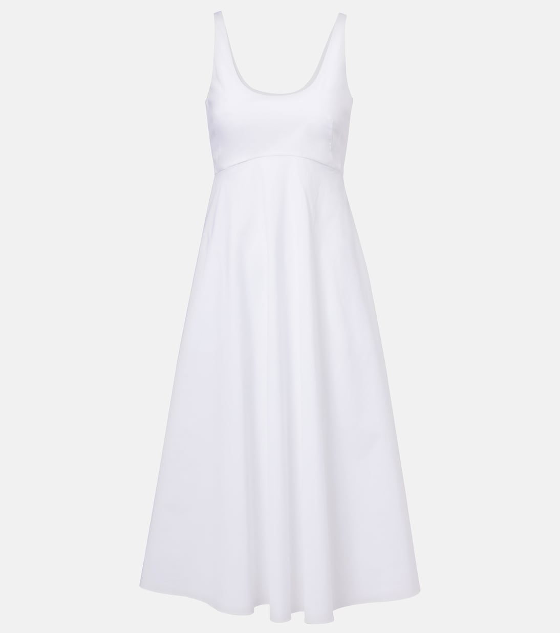 

Платье миди из хлопковой поплиновой ткани Power Dorothee Schumacher, Pure White