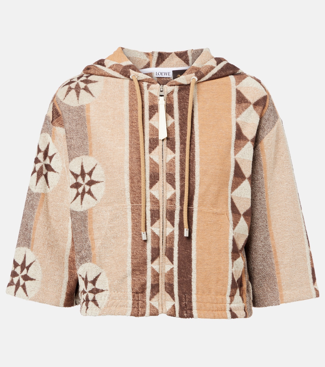 

Капюшон из махры с принтом Paula's Ibiza Loewe, Beige/Multicolor