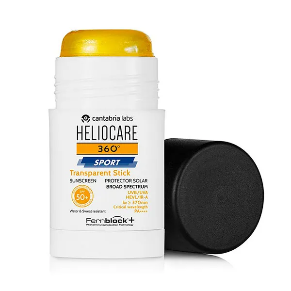 

Прозрачный солнцезащитный стик 360º Sport Transparent Stick Spf50 Heliocare, 25 g