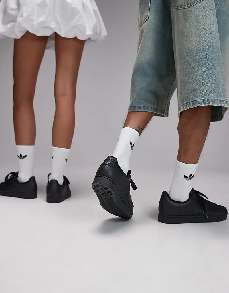 Кроссовки adidas Originals Superstar II черного цвета — фото 3