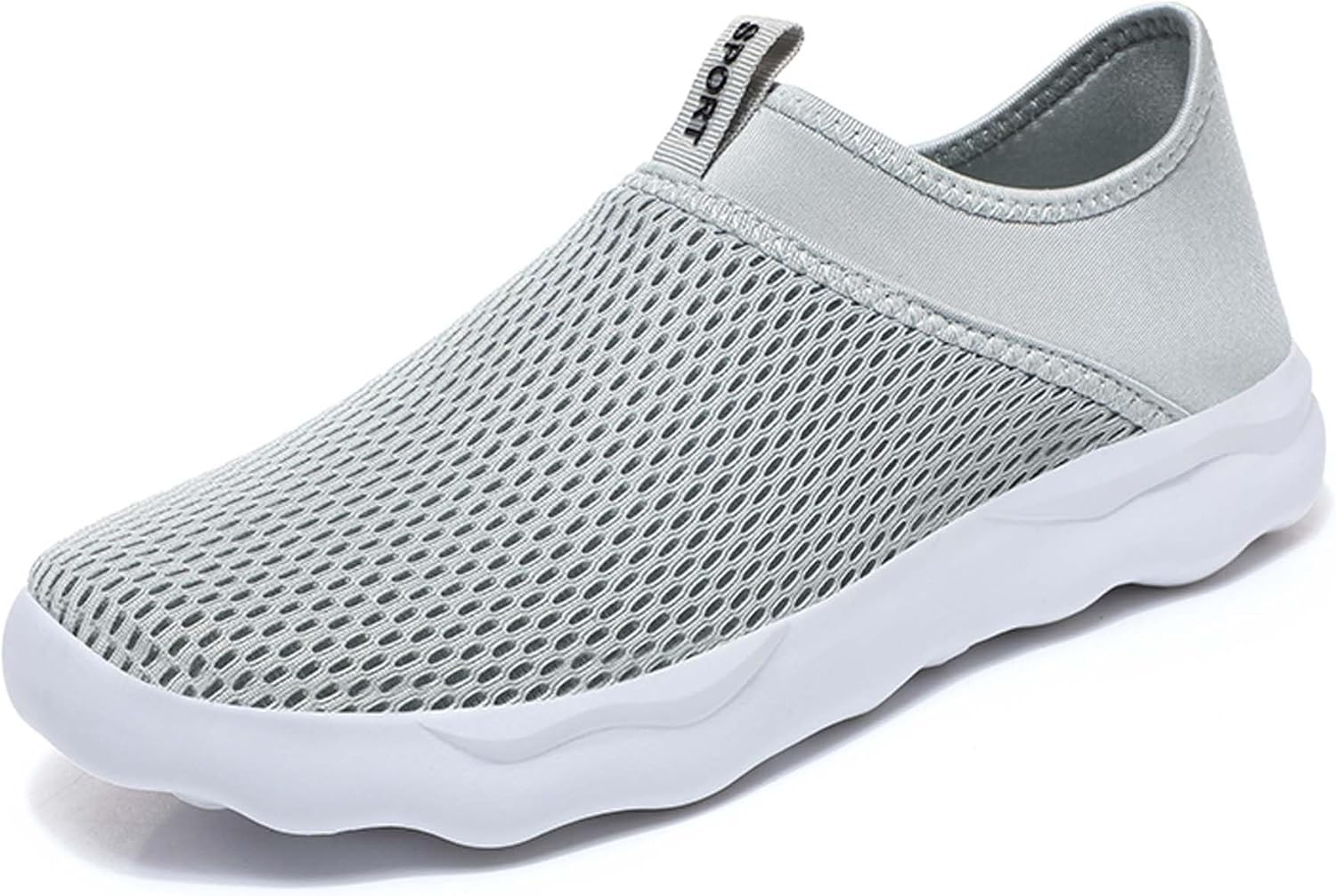 

Мужские и женские повседневные кроссовки, дышащая сетка, для ходьбы, тенниса, бега, фитнеса, летние легкие удобные кроссовки Generic, белый