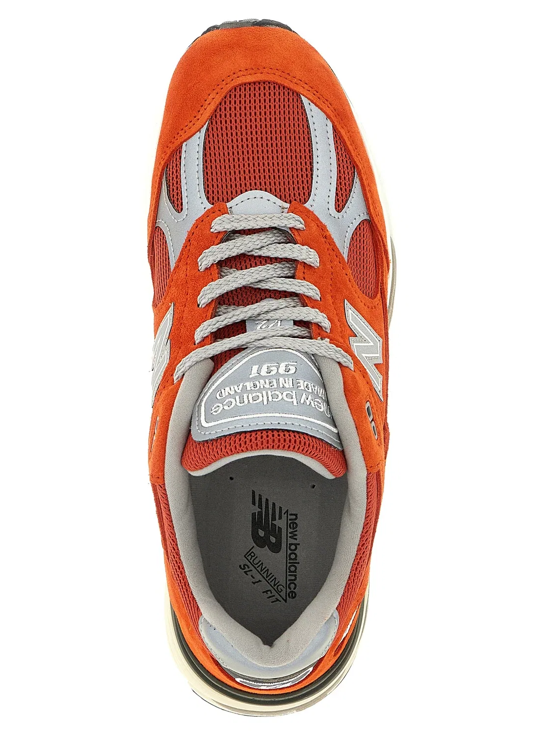 Кроссовки 'Сделано в Великобритании 991v2' NEW BALANCE, оранжевый — фото 4