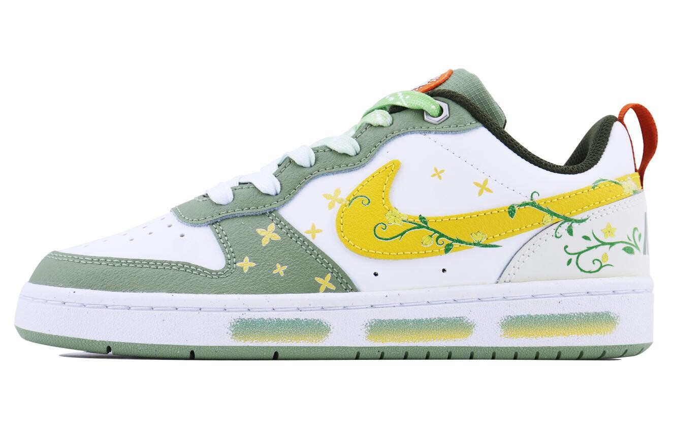 

Кроссовки Nike Air Force 1 Skateboarding Shoes Women's Low-top Yellow/green/white, белый