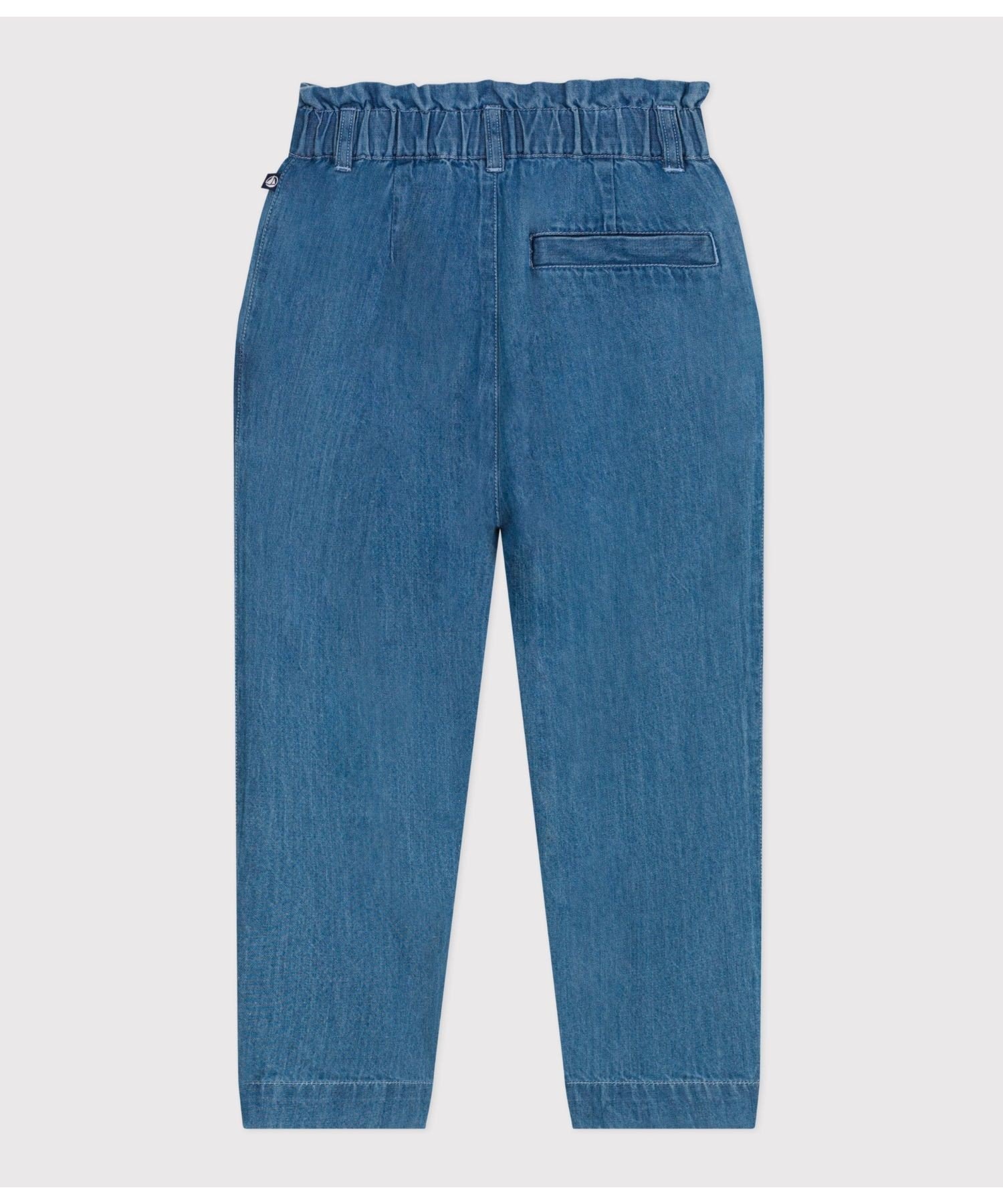 Светлые джинсовые брюки PETIT BATEAU, Blue — фото 2