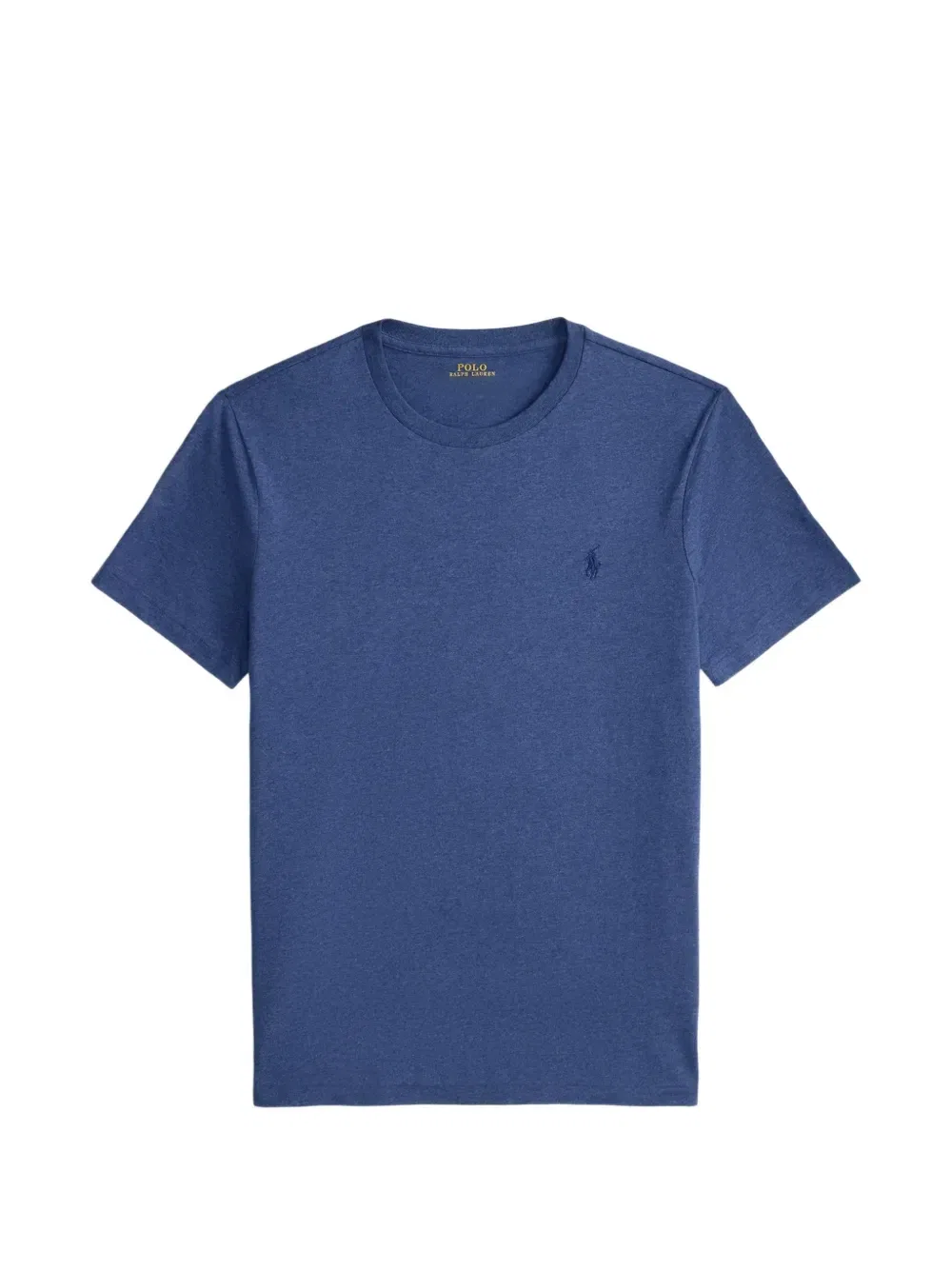 Футболка из хлопка с вышивкой пони POLO RALPH LAUREN, синий