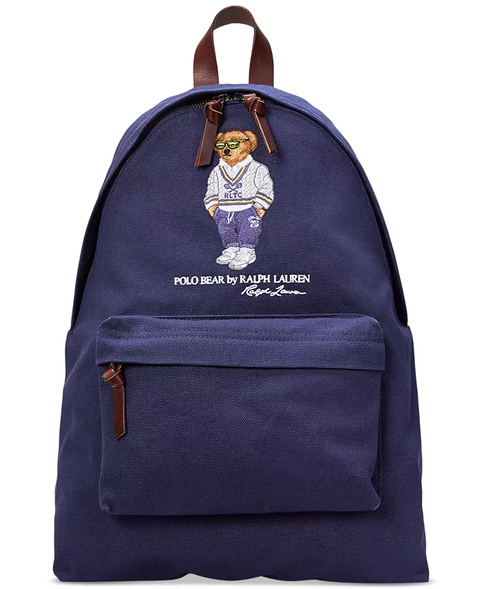 

Мужской рюкзак Polo Bear из ткани Polo Ralph Lauren, синий
