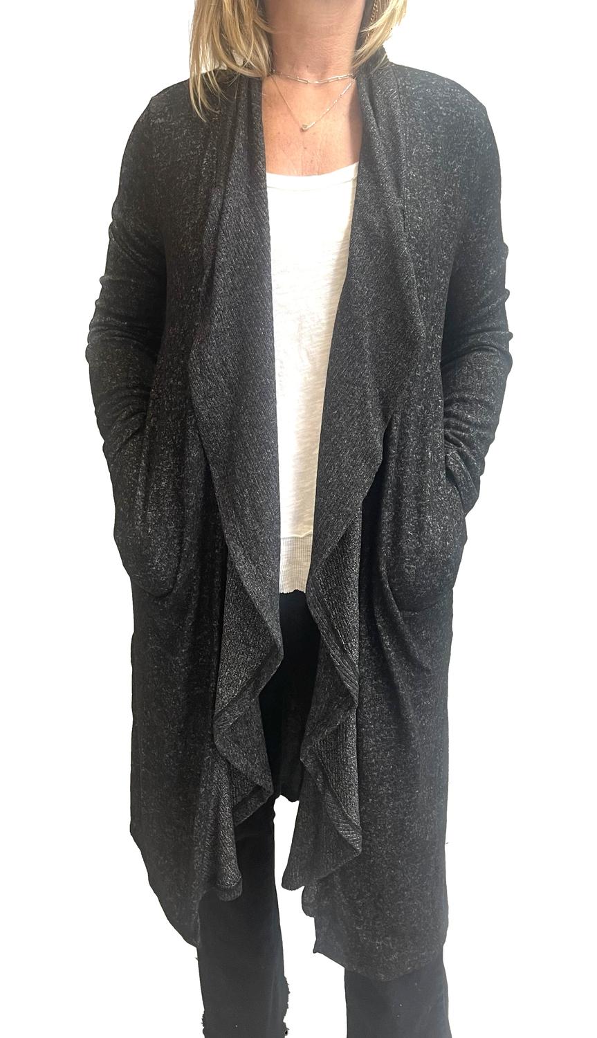 

Длинный кардиган Auden Super Soft Drape черного оникса Astrologie