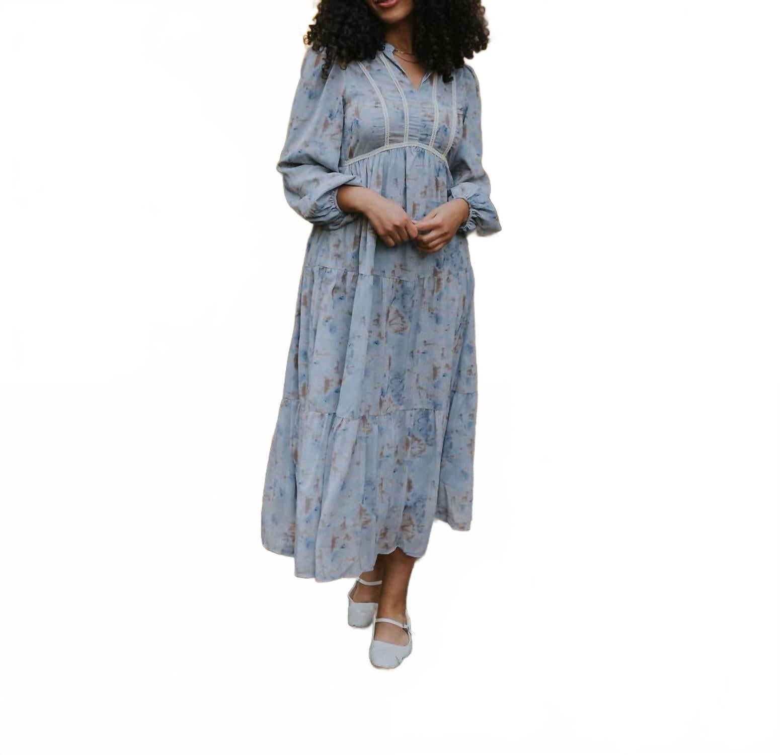 

Платье макси Тами синего цвета Polagram, синий