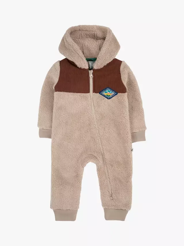 Детский вельветовый комбинезончик, Веточка/Мишка Тедди Frugi