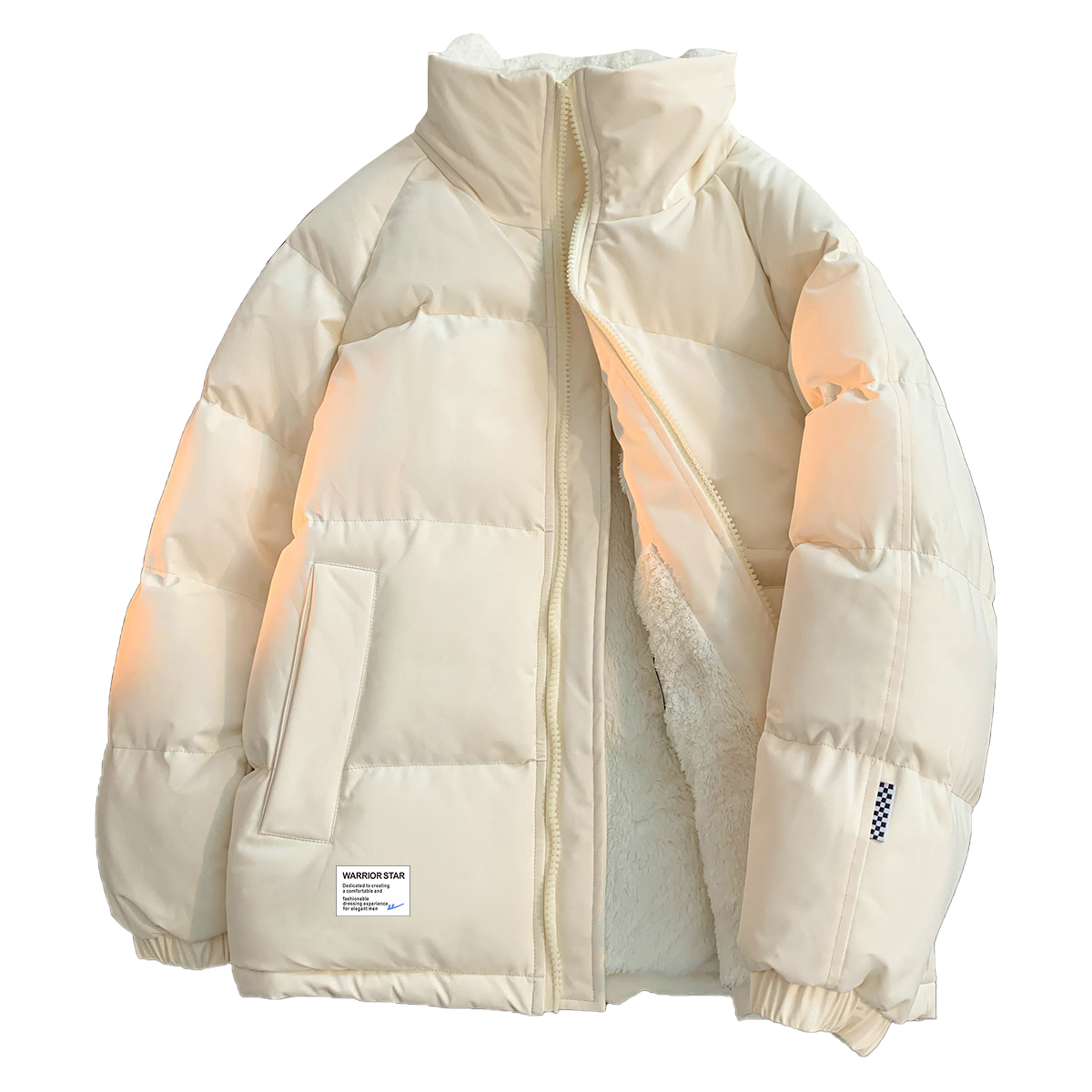 

Куртка Warrior Puffer Unisex, бежевый абрикос