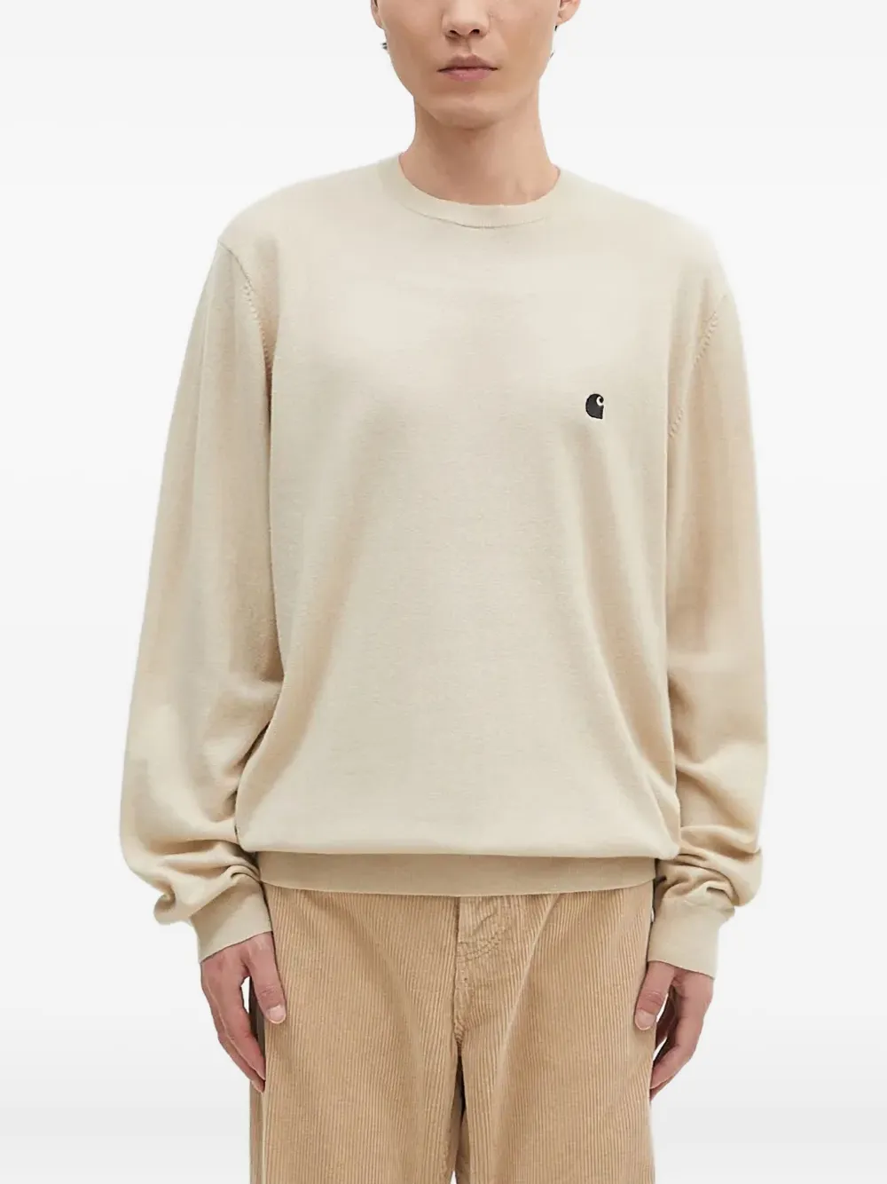 

Свитер с круглым вырезом и логотипом Madison Carhartt Wip, нейтральный