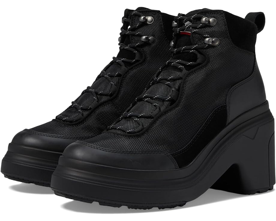 

Ботинки Hunter Discoverer Ankle Lace-Up Heel Boot, черный