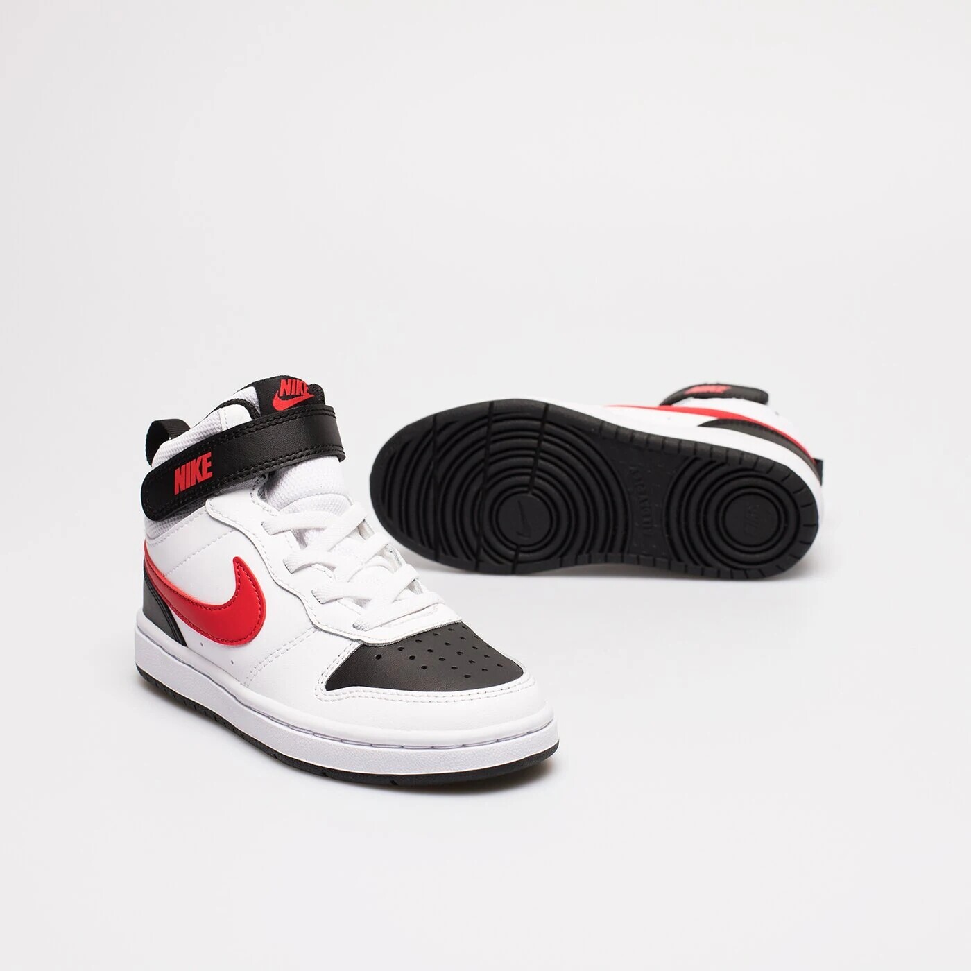 Кроссовки высокие Nike Court 2, белый / красный / синий — фото 4