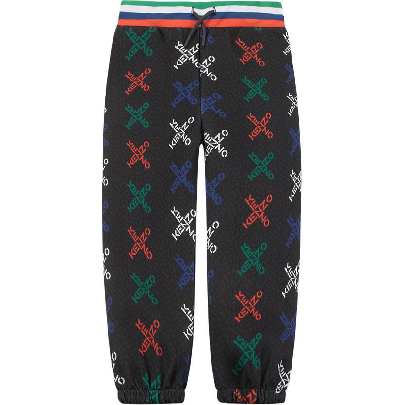 

KENZO Трикотажные спортивные штаны черные детские