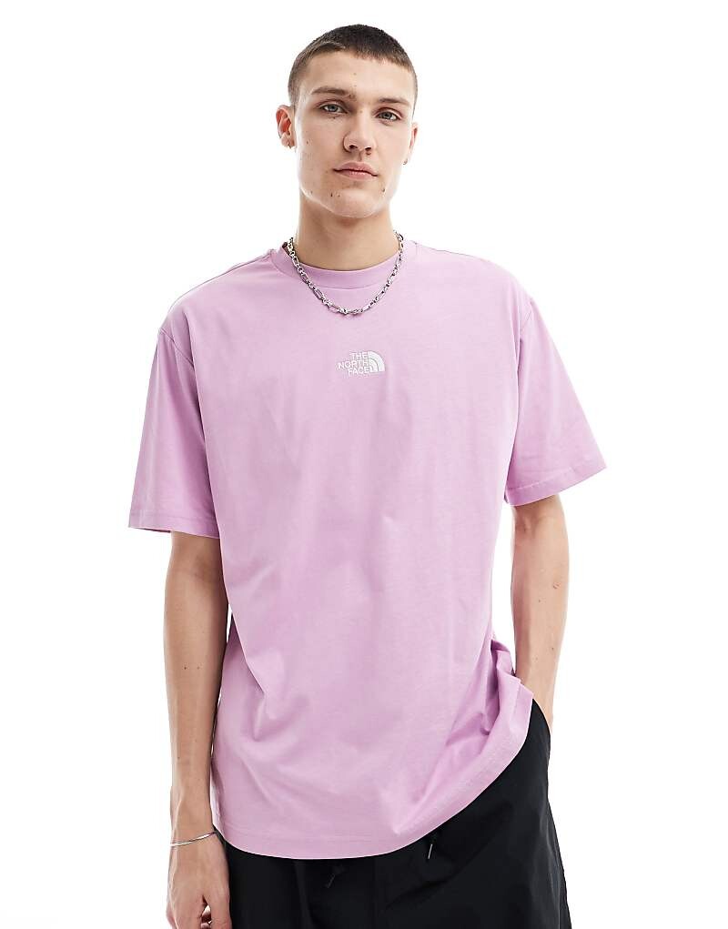 

Фиолетовая оверсайз-футболка-тяжеловес The North Face эксклюзивно на ASOS