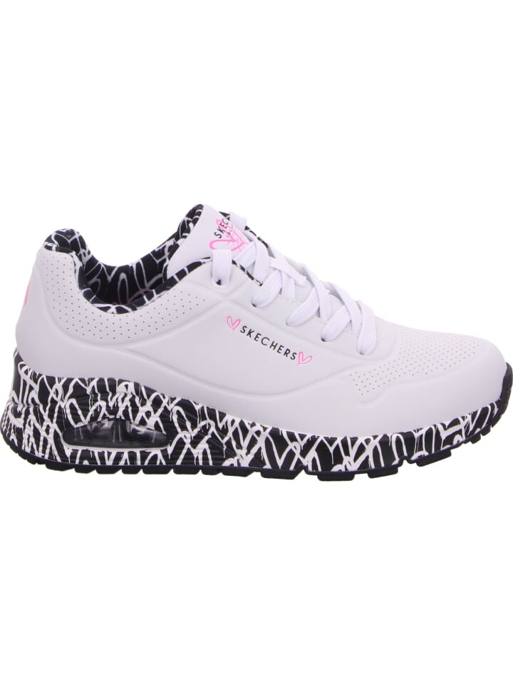 Низкие кроссовки Skechers Schnürhalbschuh, белый — фото 2