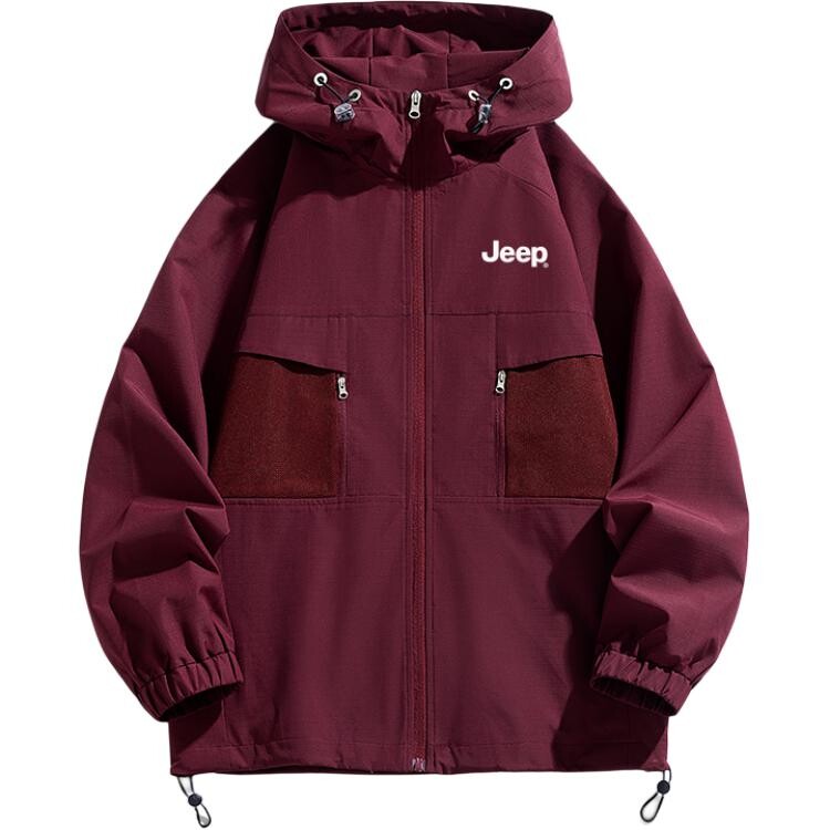 

Куртка унисекс Jeep, цвет Burgundy