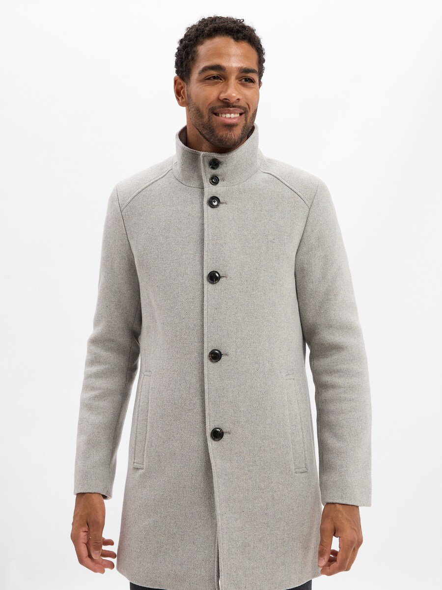 

Пальто межсезонное Finshley & Harding, светло-серый