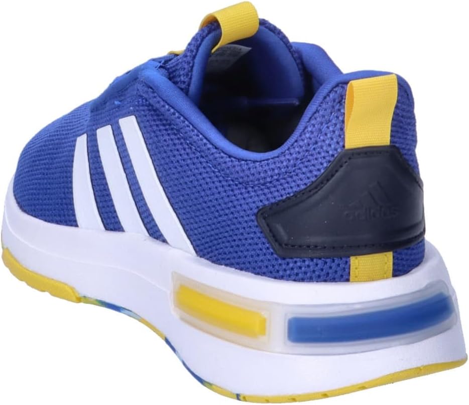 Кроссовки adidas Kids Racer Tr23, белый/синий/желтый — фото 4