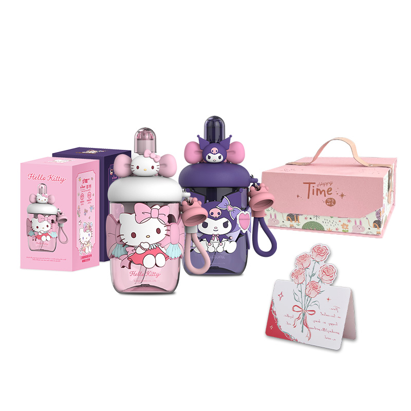 

Пластиковый стаканчик Hello Kitty My Melody 650ml Sanrio, Hello Kitty + Kulomi